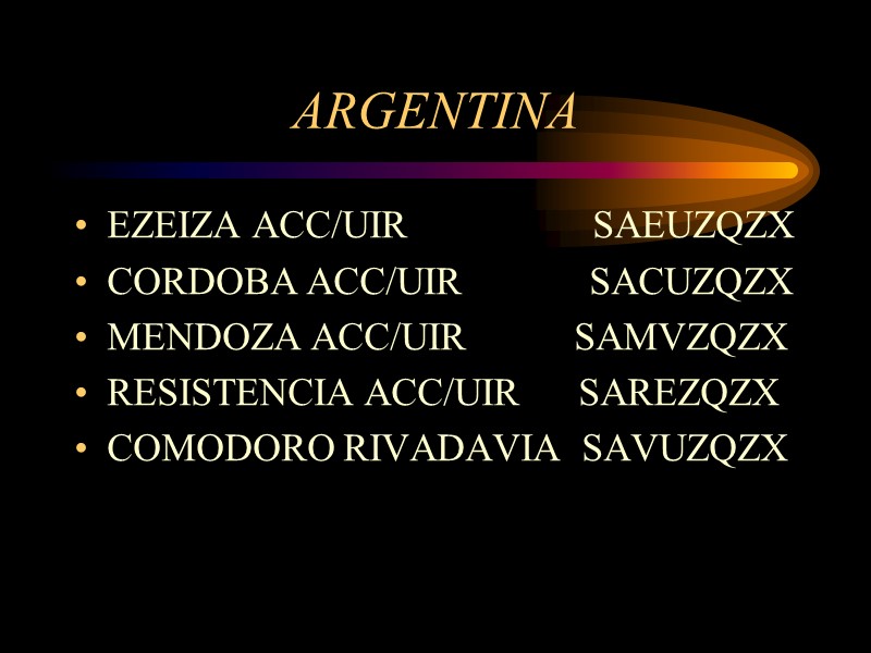 ARGENTINA EZEIZA ACC/UIR           